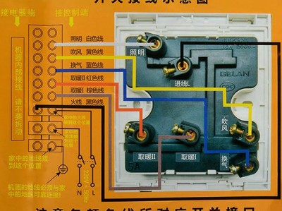 卫生间浴霸（卫生间浴霸开关安装接线图）