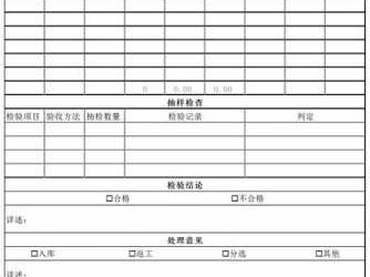 入库验收单模板（入库验收报告怎么写）