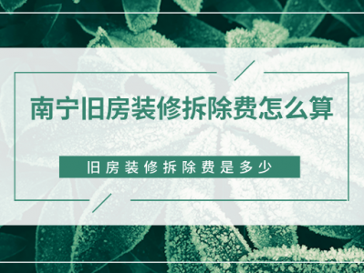 旧房改造拆除费用（旧房改造拆除费用谁承担）