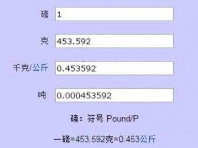 一磅是多少kg（一磅是多少斤）