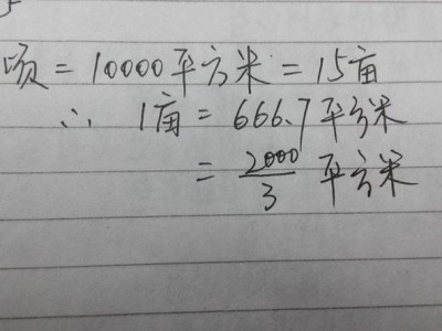 1亩地等于多少平方米（1亩地等于多少分地?）