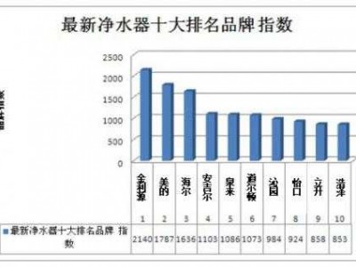 净水器十大品牌排名（净水器十大品牌排名价格）