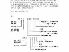 开关型号（开关型号对照表大全）