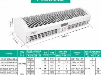 电热风幕（电热风幕机功率一般多大）