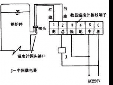 温控开关怎么接线（电火桶温控开关怎么接线）