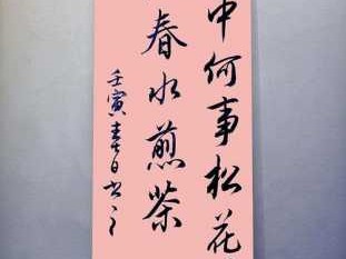 毛笔字书法欣赏（毛笔字书法欣赏作品）