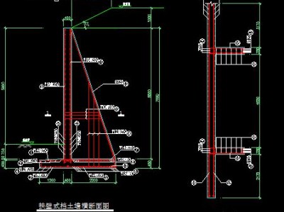 扶壁式挡土墙（扶壁式挡土墙钢筋图集）