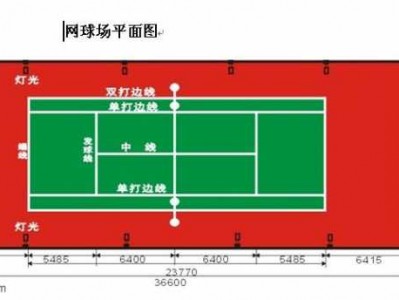 标准网球场尺寸（标准网球场尺寸清晰图）