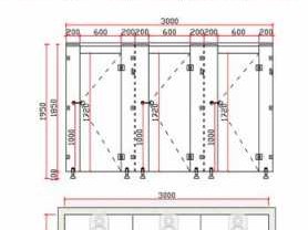 卫生间隔断尺寸（卫生间隔断尺寸是多少）