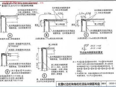 梁锚柱锚固长度（梁锚柱锚固长度从哪里算）