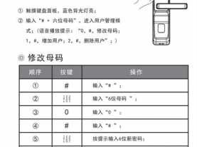 密码门锁怎么改密码（密码门锁怎么改密码视频教程）