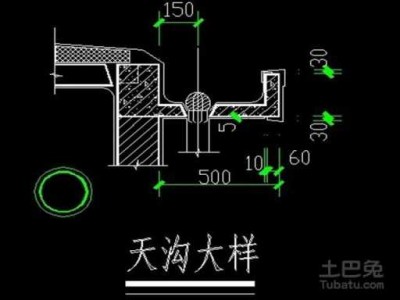 内天沟（内天沟一般多宽）