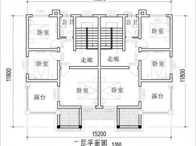 双拼别墅（双拼别墅平面图）