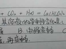 cahco3（cahco32与naoh反应的离子方程式）