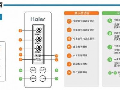 海尔冰箱bcd（海尔冰箱bcd216温度调节图解）