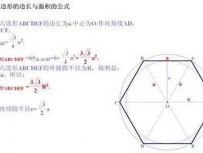 六边形面积公式（圆内接正六边形面积公式）