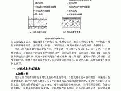 水磨石地面施工工艺（水磨石地面施工工艺及步骤）