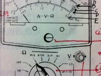 多用电表怎么读数（多用电表怎么读数电流）