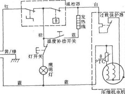 冰箱压缩机接线图（海尔冰箱压缩机接线图）