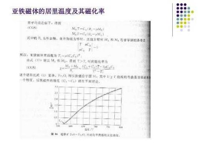 铁磁性物质（铁磁性物质低于居里温度）