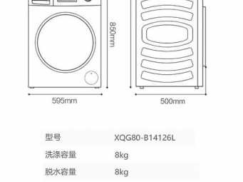 洗衣机尺寸长宽高（海尔滚筒洗衣机尺寸长宽高）