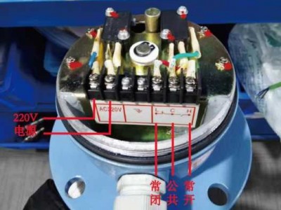阻旋料位开关（阻旋料位开关实物接线图）