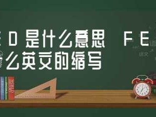 fed是什么意思（ved是什么意思）