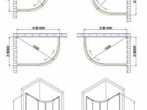 弧形淋浴房（弧形淋浴房多大尺寸合适）