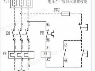 磁力开关（磁力开关接线图）