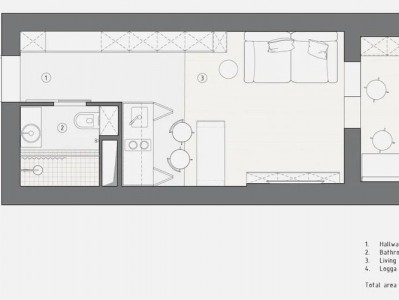 公寓户型图（单身公寓户型图）