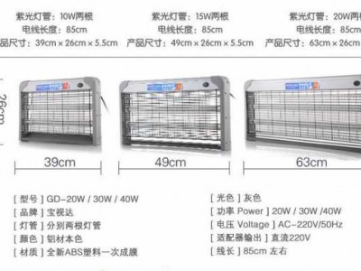 灭蝇器（灭蝇器安装高度标准）