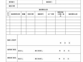 到货验收单（到货验收单模板）