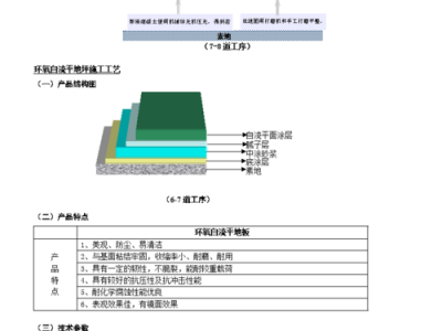 环氧地坪施工方案（环氧地坪施工方案及步骤）