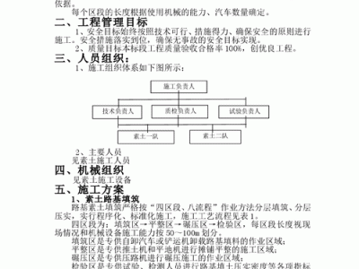 道路施工组织设计（道路施工组织设计方案范本）