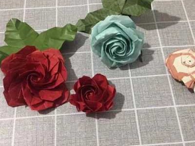 手工制作玫瑰花（手工制作玫瑰花折纸）