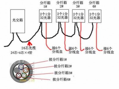 光纤线序（光纤线序24芯）