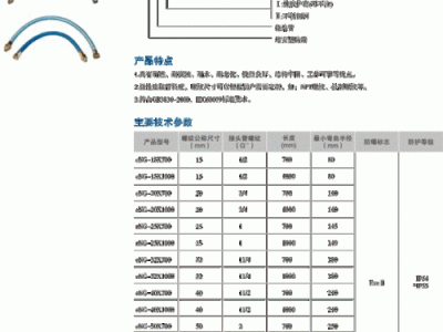 防爆挠性管（防爆挠性管规格型号参数表）