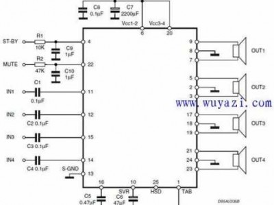 TDA7388（tda7388功放电路图）