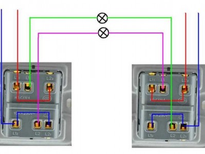 灯的开关怎么接线（控制两个灯的开关怎么接线）