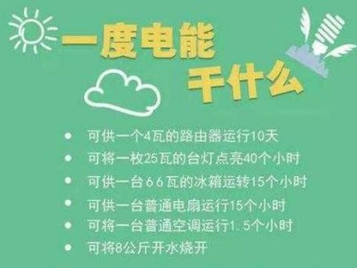 多少w是一度电（多少瓦是1度电）