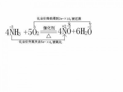 氨气和氧气反应（氨气和氧气反应生成一氧化氮和水）