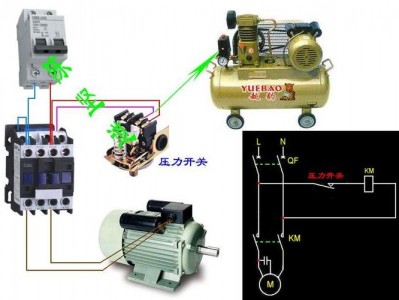 压力开关怎么接线（无塔供水压力开关怎么接线）