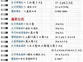 长方形的面积计算（长方形的面积计算公式小学）