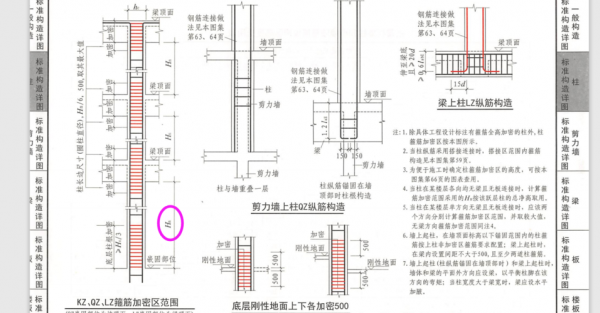 柱箍筋加密区范围（首层柱箍筋加密区范围）