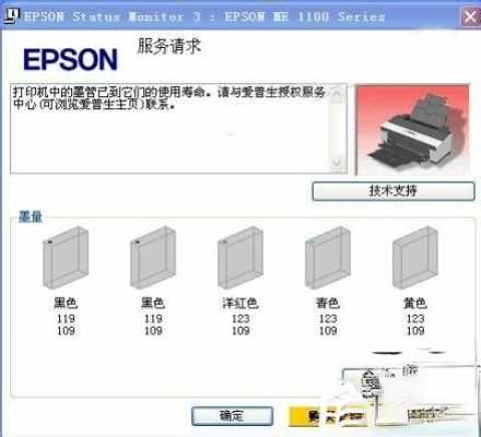 爱普生r230（爱普生r230打印机清零教程图解）