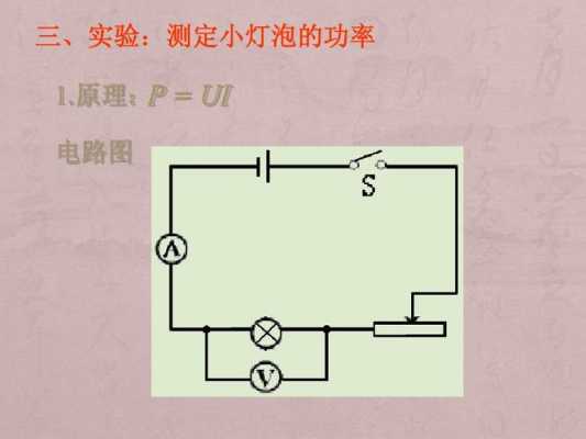 测量小灯泡的电功率（测量小灯泡的电功率的电路图）