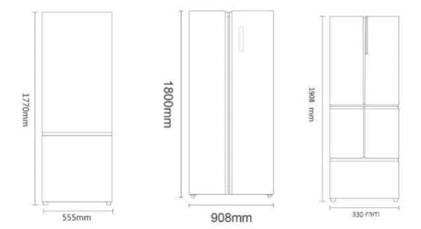 单开门冰箱尺寸（容声单开门冰箱尺寸）