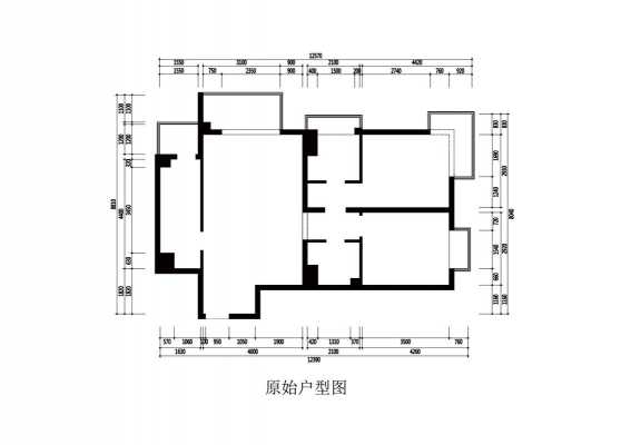 两室一厅户型图（80平米两室一厅户型图）