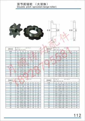 链轮标准尺寸参数（10a链轮标准尺寸参数）