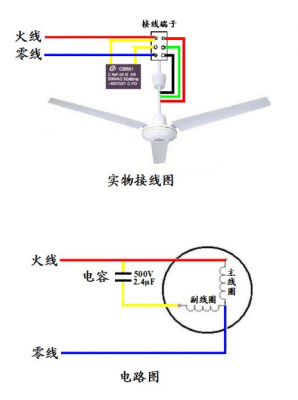 吊扇接线图解（吊扇接线图解视频）